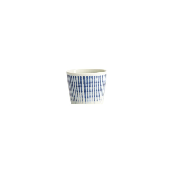 Soba-Tasse Shin Tokusa Blau/Weiß, Porzellan, Ø 8,2 × 6,7 cm, 180 ml, Art.-Nr. 20241