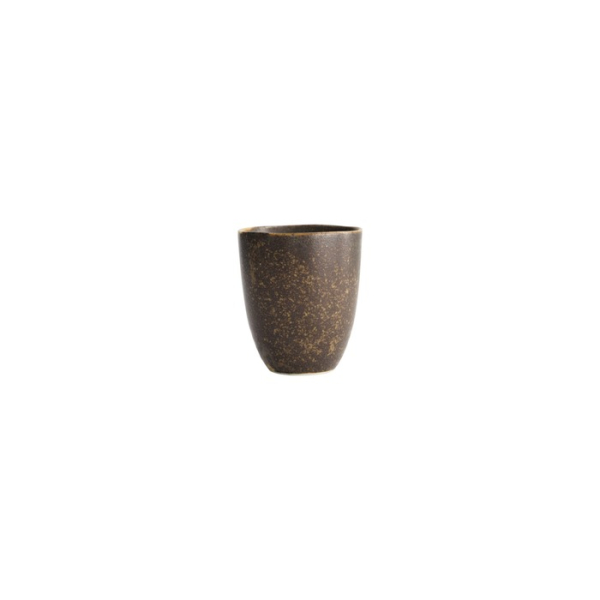 Becher Iga Matte Braun, Steinzeug, Ø 7,5 × 8,8 cm, 200 ml, Art.-Nr. 20327