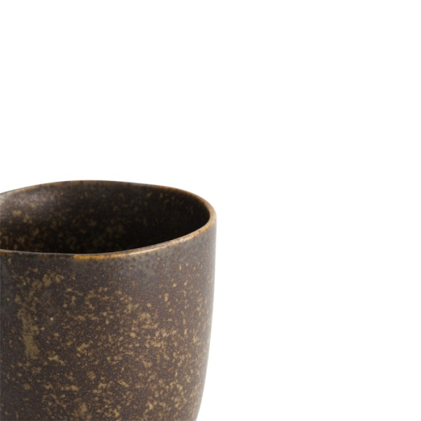 Becher Iga Matte Braun, Steinzeug, Ø 7,5 × 8,8 cm, 200 ml, Art.-Nr. 20327