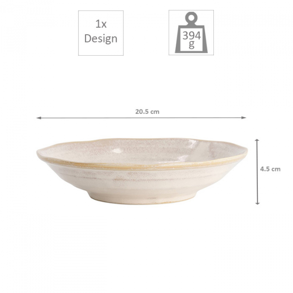 Ø 20.5x4.5cm Rice Bowl,Titanium Matte at g-HoReCa (picture 5 of 5)