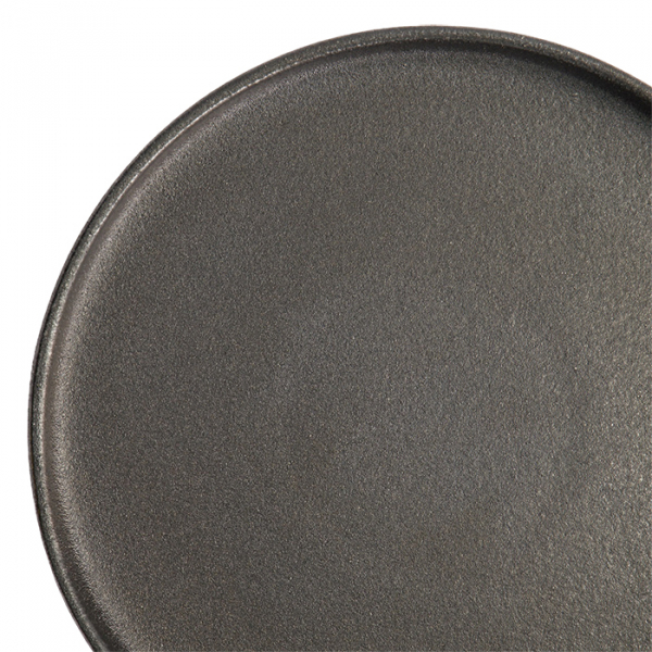 Ø 23.9x2.2cm Yuzu Black Round Plate with Rim  at g-HoReCa (picture 5 of 7)