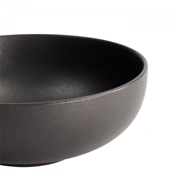 Ø 18.9x7cm 1000ml Yuzu Black Round Bowl at g-HoReCa (picture 5 of 6)