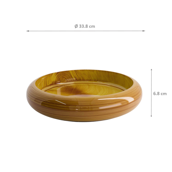 TDS, Sushi Oke, Außen 33,8x6,8cm Innen 28,4x4,7cm, Woodlook - Art Nr. 20844