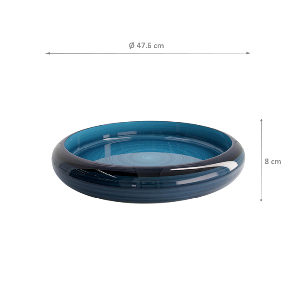 TDS, Sushi Oke, Außen 47,6x8cm Innen 40,9x5,4cm, Blue Azure - Art Nr. 20856