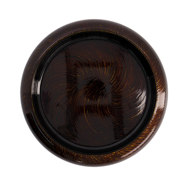TDS, Sushi Oke, Outer 27.5x6.2cm Inner 22.2x4.3cm, Gold Wood - Item No. 20858