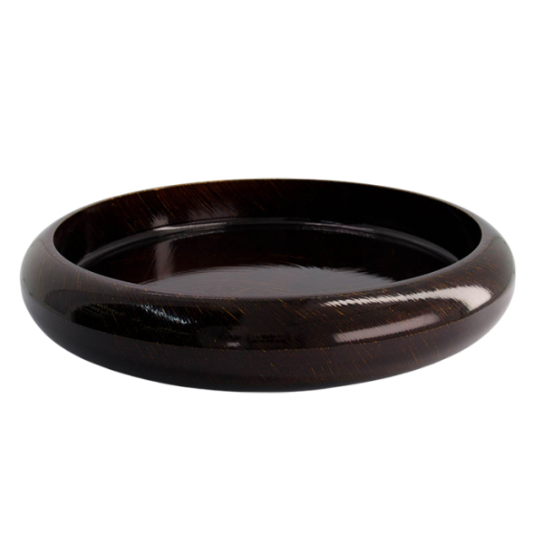 TDS, Sushi Oke, Outer 40.3x7cm Inner 34.3x5.1cm, Gold Wood - Item No. 20860