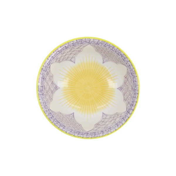Ramenschale Lily Flower Lila, Porzellan, Ø 20,5 × 8 cm, 1,2 l, Art.-Nr. 20934
