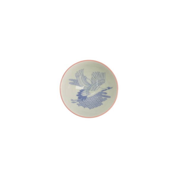 Reisschale Kawaii Crane Rot, Porzellan, Ø 11,5 × 6 cm, 300 ml, Art.-Nr. 20977