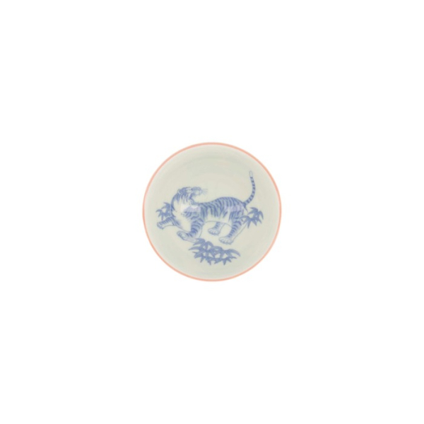 Reis-Schale, Kawaii-Tiger, Rot, Ø 11.5x6cm, 300ml - Art Nr: 20982