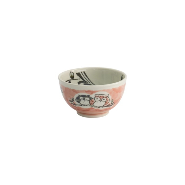 Reisschale Kawaii Owl Rosa, Porzellan, Ø 13 × 8 cm, 400 ml, Art.-Nr. 20992