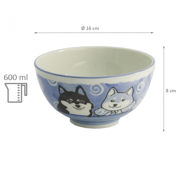Kawaii Shiba-Dog Reis Schale bei g-HoReCa (Bild 3 von 3)