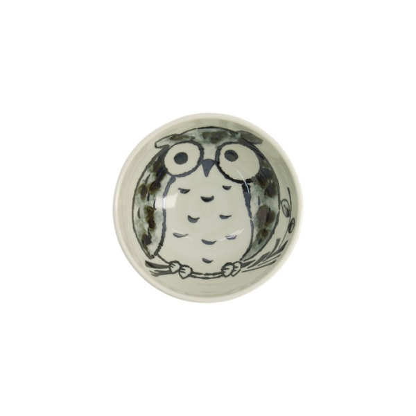 Rice Bowl Kawaii Owl Blue, Porcelain, Ø 16 × 8 cm, 600 ml, Item No. 20994