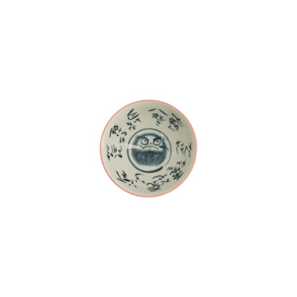 Reisschale Kawaii Daruma Rosa, Porzellan, Ø 11,5 × 6 cm, 300 ml, Art.-Nr. 21007
