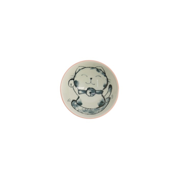 Reisschale Kawaii Cat Rosa, Porzellan, Ø 11,5 × 6 cm, 300 ml, Art.-Nr. 21023