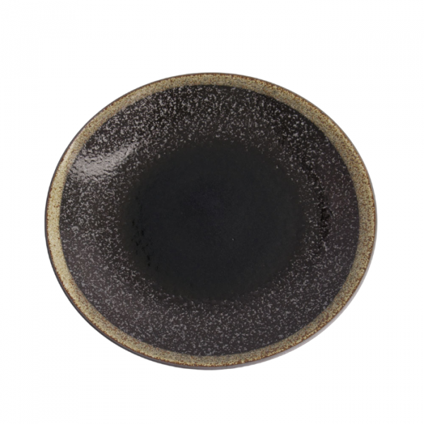 Yuteki Kosui Black Large round Plate at g-HoReCa (picture 2 of 3)