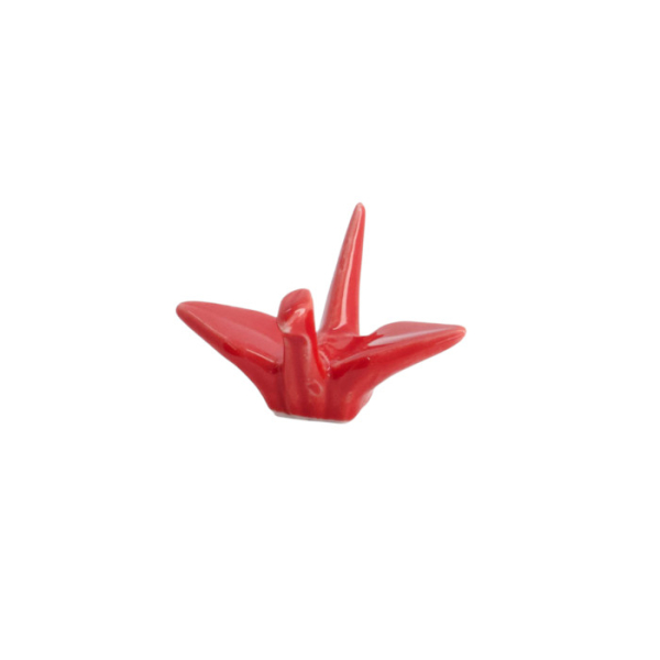 TDS, Chopstick Rest, Crane Red, Item No. 21123
