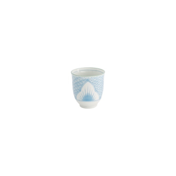 Mug Lily Flower Light Blue, Porcelain, Ø 7.8 × 8.2 cm, 250 ml, Item No. 21149