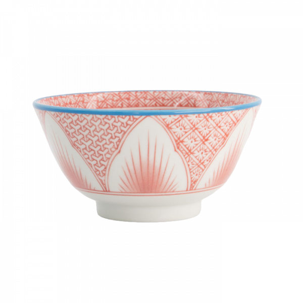 TDS, Small Tayo Bowl, Lily Flower , Red, Ø 13.5x6.8 cm, 300 ml - Item No: 21161