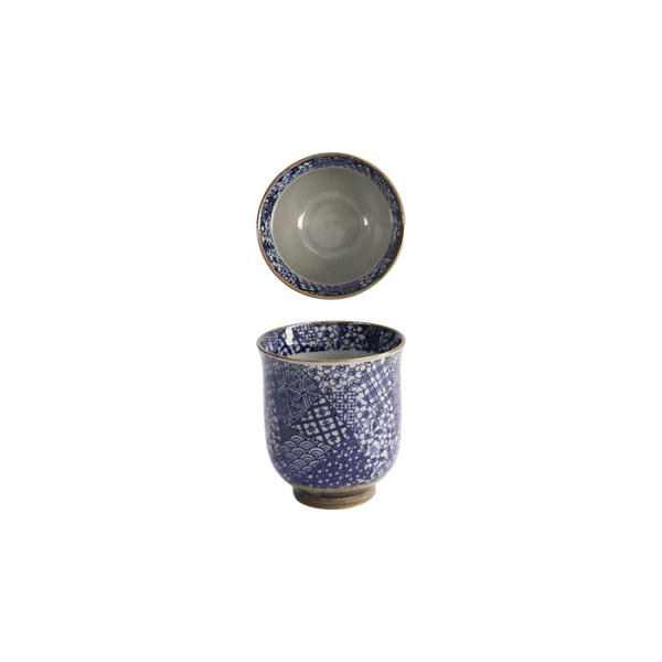 Tokyo Design Studio Tea Cup Sometsuke F White/Blue, Porcelain, Ø 7.5 × 8.3 cm, 200 ml