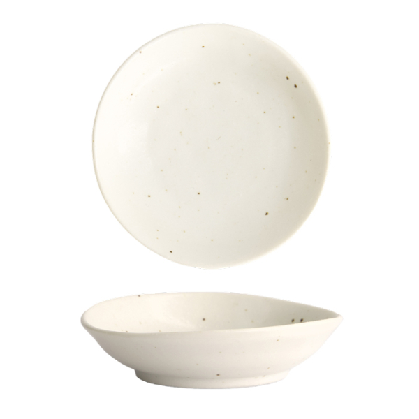 Ø 10x2cm  Kohiki White Matte Sauce Dish at g-HoReCa (picture 1 of 5)