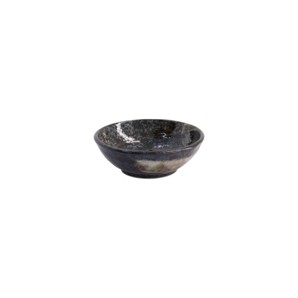 Schale Arahake Schwarz/Braun, Steinzeug, Ø 13 × 4,5 cm, 250 ml, Art.-Nr. 21427