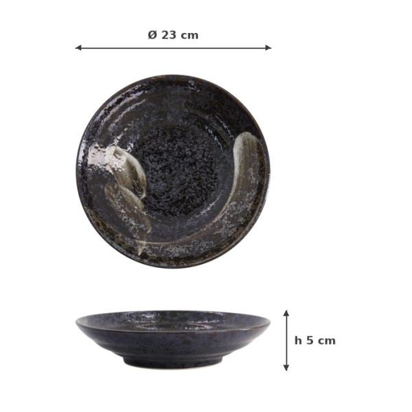 TDS, Bowl-Rim, Arahake, Ø 22.5x5cm -Item no. 21429