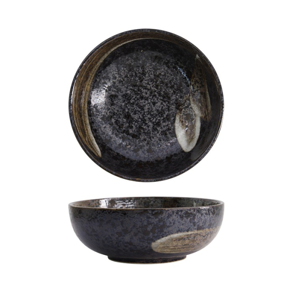 Arahake,Bk/Br Ø 19.5x7cm -Item no. 21434 Tayo-Bowl at g-HoReCa (picture 1 of 5)