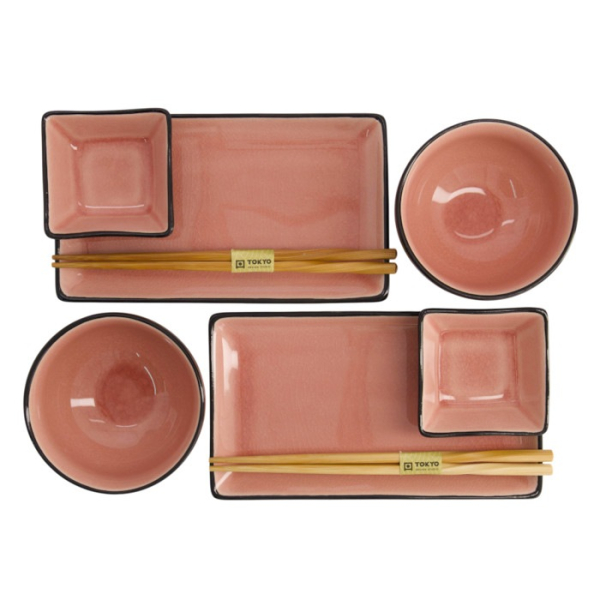 TDS, Glassy Rosa Geschenkset, 8-tlg., Art.-Nr. 21514