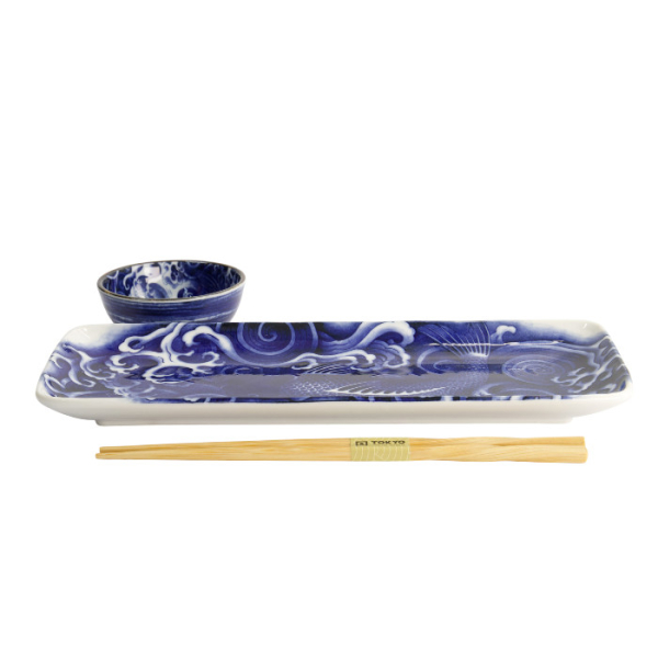 3tlg Aisai Seigaiha Sushi set bei g-HoReCa (Bild 3 von 3)