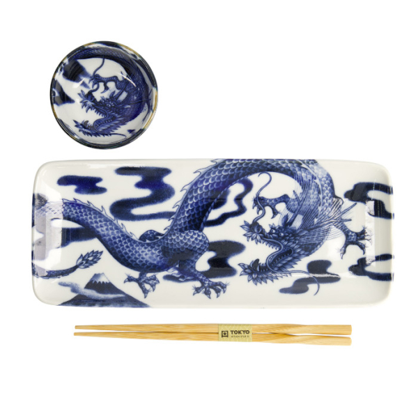 3tlg Aisai Seigaiha Sushi set bei g-HoReCa (Bild 2 von 3)
