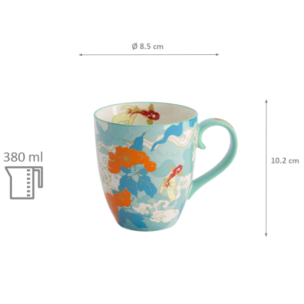 TDS, Kawaii Goldfish Mug W/Giftbox, 8.5x10.2cm, 380 ml, Item No. 21535