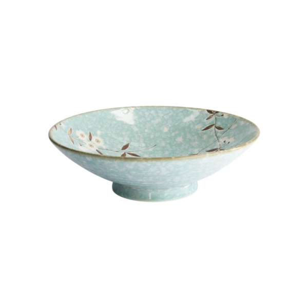 Bowl Light Blue Sakura, Porcelain, Ø 24 × 8 cm, 1.4 l, Item No. 21587