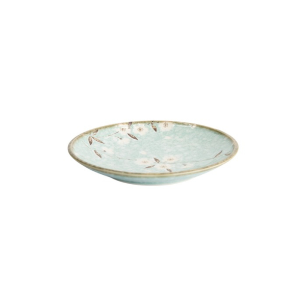 Plate Light Blue Sakura, Porcelain, Ø 19.5 × 3 cm, Item No. 21592