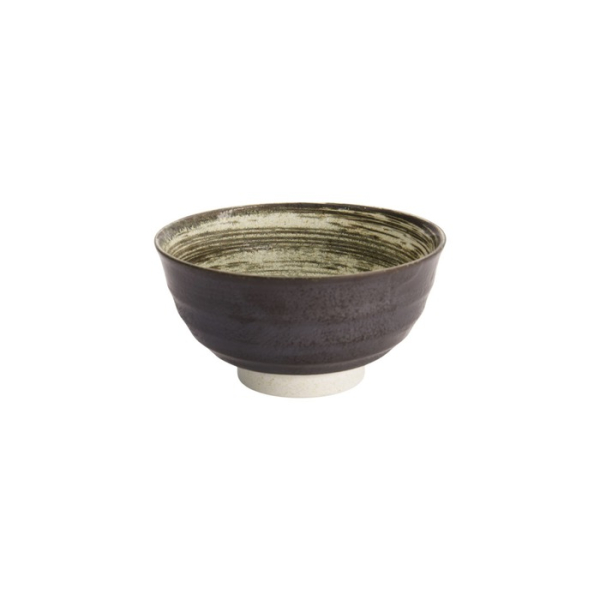 TDS, Tayo-Schale Asashio Schwarz/Weiß, Ø 17 × 9 cm, 900 ml, Art.-Nr. 21634
