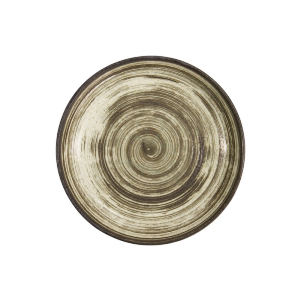 Pasta Plate Asashio Black/White, Porcelain, Ø 22 × 4 cm, Item No. 21638