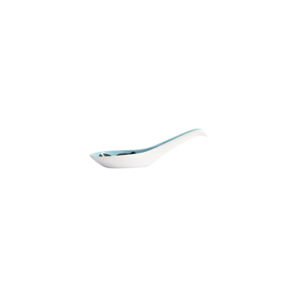 Soup Spoon Kawaii Japan Blue, Porcelain, 13.8 cm, Item No. 21684