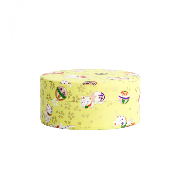 Ø 7.5x3.3cm 30g Matcha with Lucky Cat Container at g-HoReCa (picture 5 of 6)