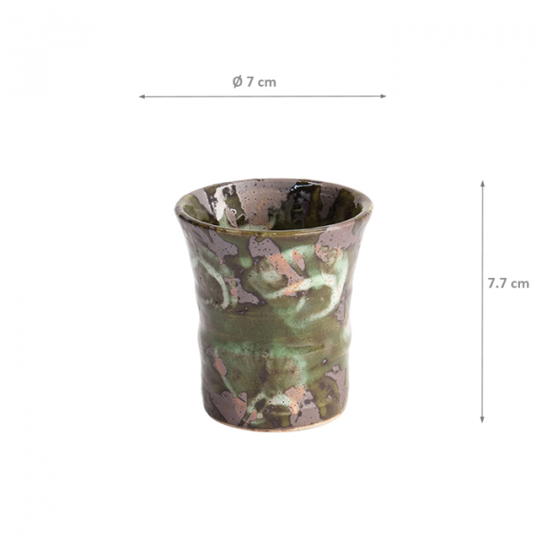 TDS, Tea cup, Black, Ø 7x7.7cm, Item No. 21819