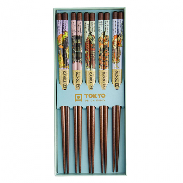 TDS, Chopstick Set, 5 pair, Giftset, Temple, Item No. 21877