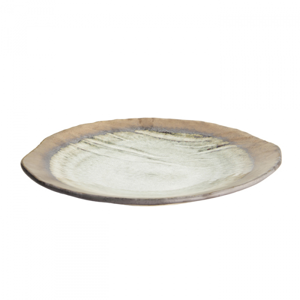 TDS, Round Plate, Yohen Gold, Ø 28 x 3.5 cm- Item No. 21904