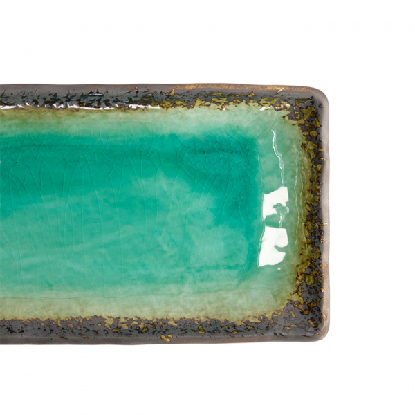 TDS, Rectangular Plate, Green, 29 x 12.8 x3.7 cm, Item No. 21905