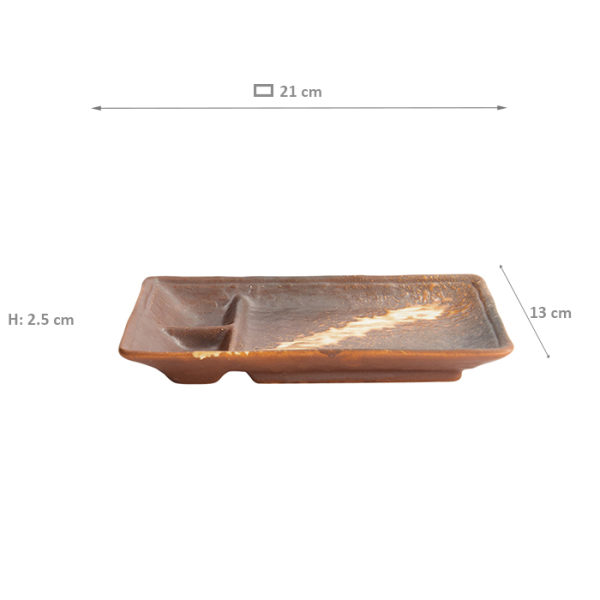 Divided Plate Servierplatte,Large Plates bei g-HoReCa (Bild 6 von 6)