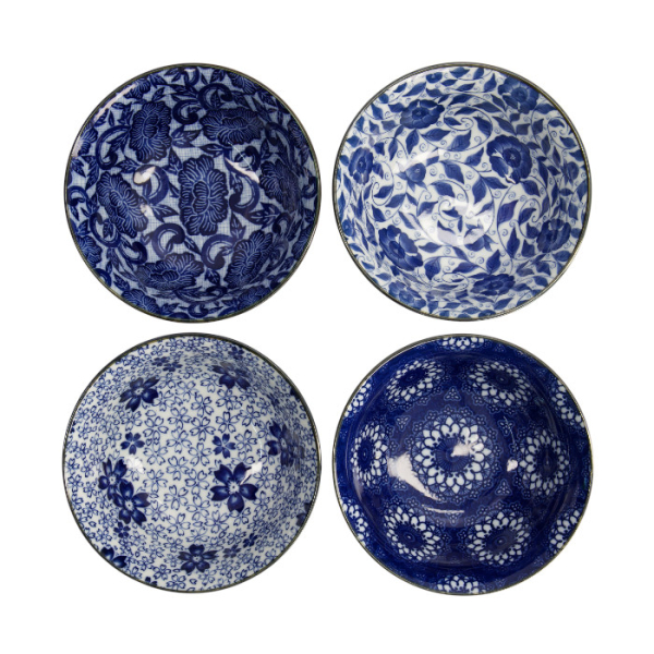 Mixed Bowls Flower Lace 4 Schalen Set bei g-HoReCa (Bild 3 von 5)