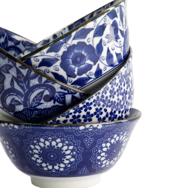 Mixed Bowls Flower Lace 4 Schalen Set bei g-HoReCa (Bild 5 von 5)