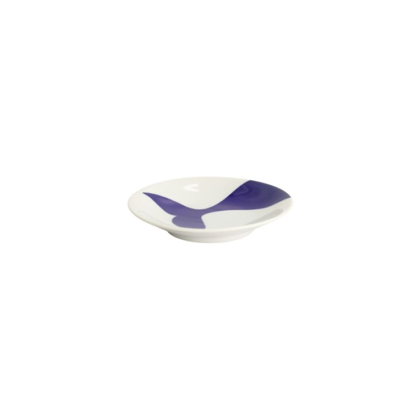 Teller Kawaii Walfisch Blau/Weiß, Porzellan, Ø 13,7 × 2,4 cm, Art.-Nr. 22080