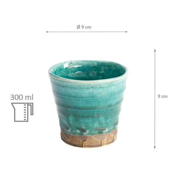 TDS, Cup, Green, Ø 9 x 9 cm, Item No. 22086