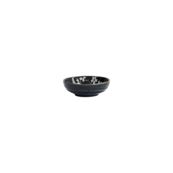 Sauce Bowl Cobalt Blue Sakura, Porcelain, Ø 9.5 × 3 cm, Item No. 22113