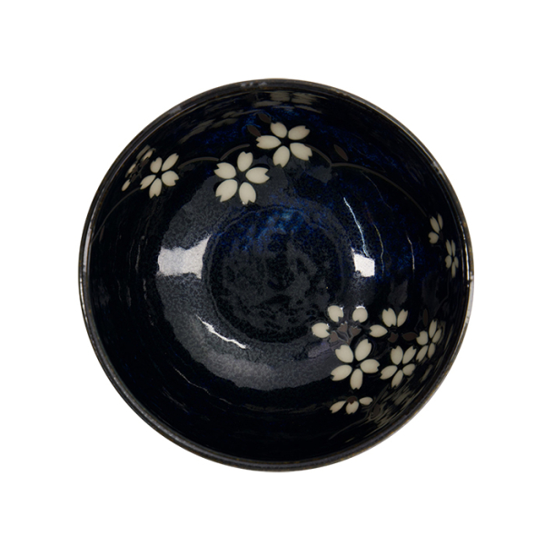 TDS, Bowl, Blue Sakura, Ø 16x8.5cm, Item No. 22114