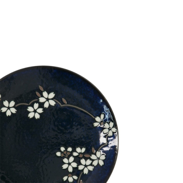 Plate Cobalt Blue Sakura, Porcelain, Ø 23.5 cm, Item No. 22115