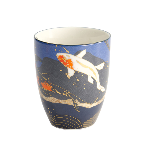 TDS, Mug With  Giftbox, Kawaii Goldfish Blue 8.5x10.2cm, 380 ml, Item No. 22120